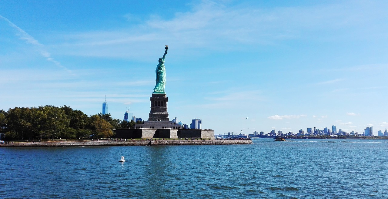 new york statue united states free photo