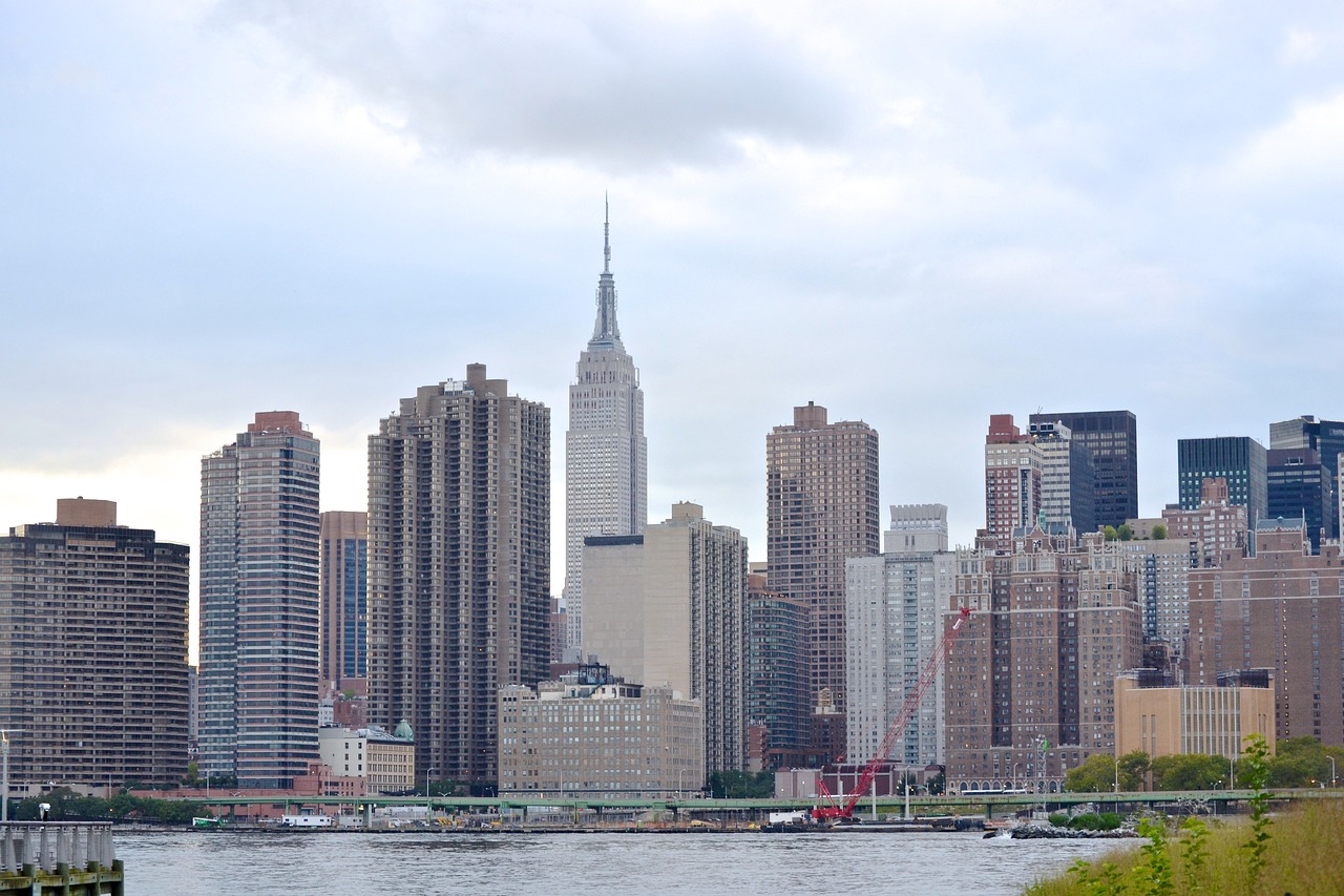 new york skyline buildings free photo