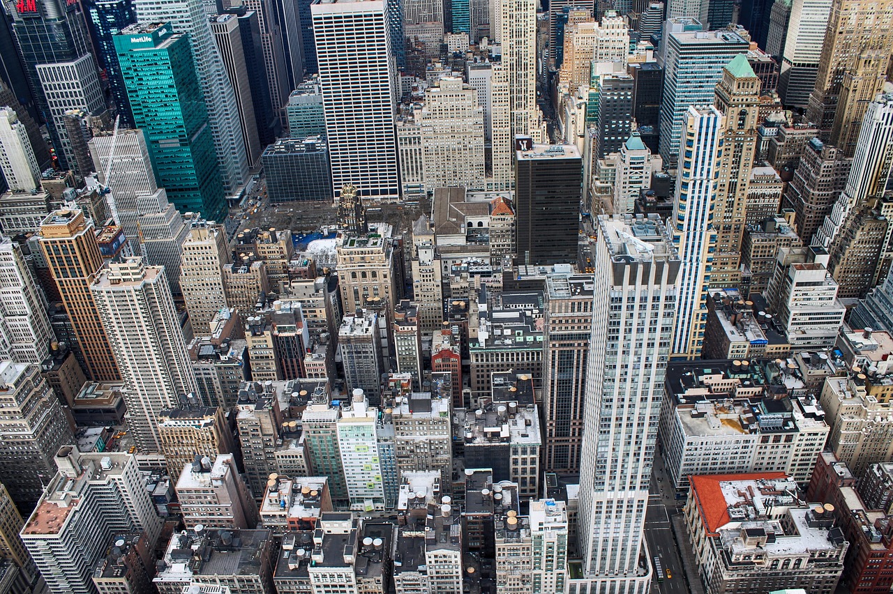 new york tower blocks skyscraper free photo