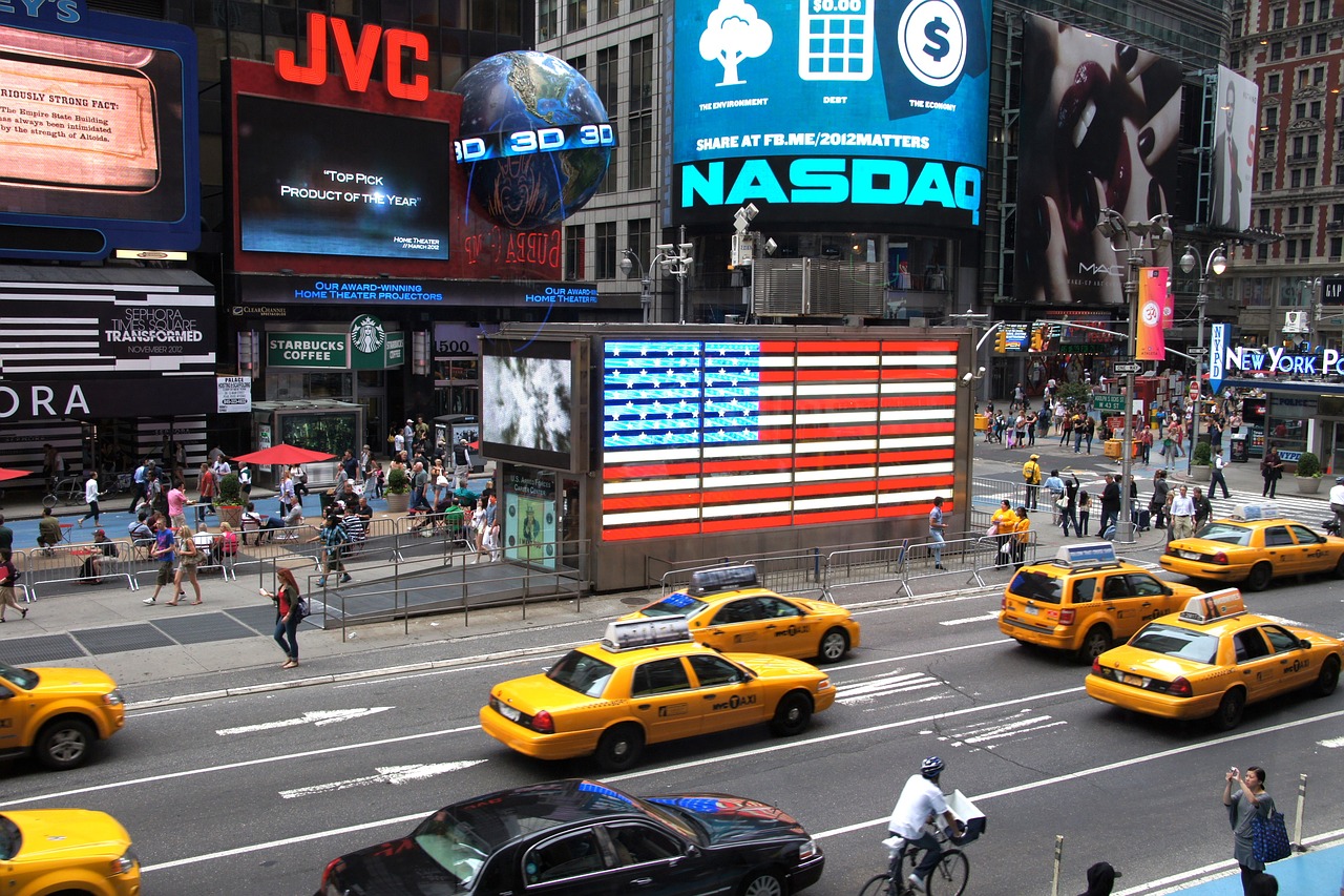 new york times square manhattan free photo