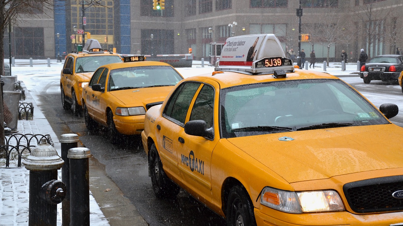 new york taxi vehicle free photo