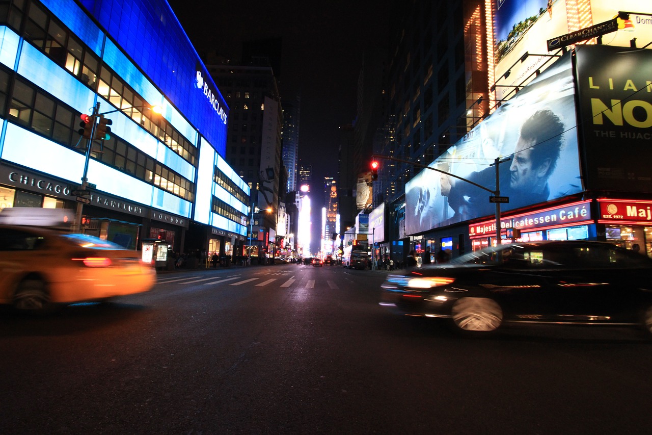new york street taxi free photo