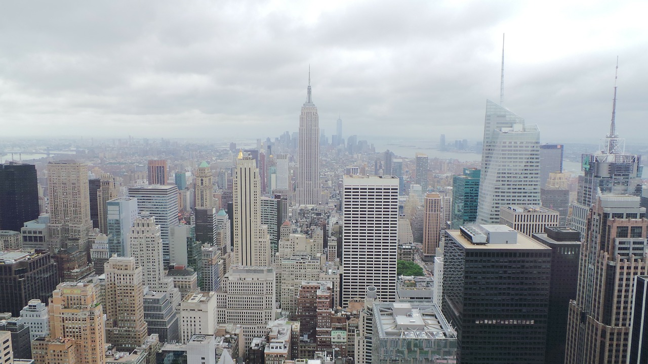 new york empire state building city free photo