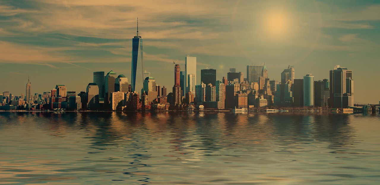 new york  skyline  new york city free photo