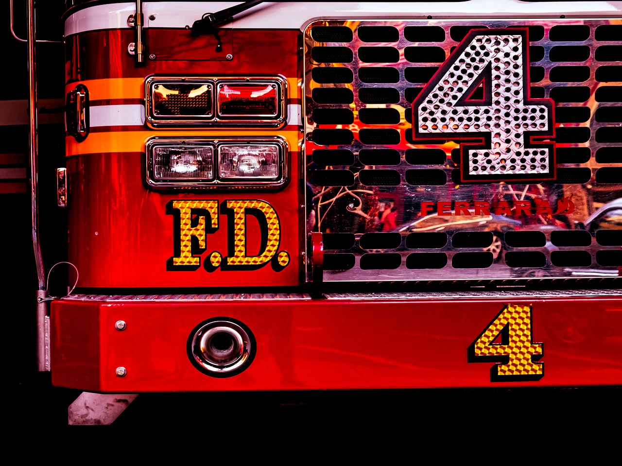 new york  fire  truck free photo