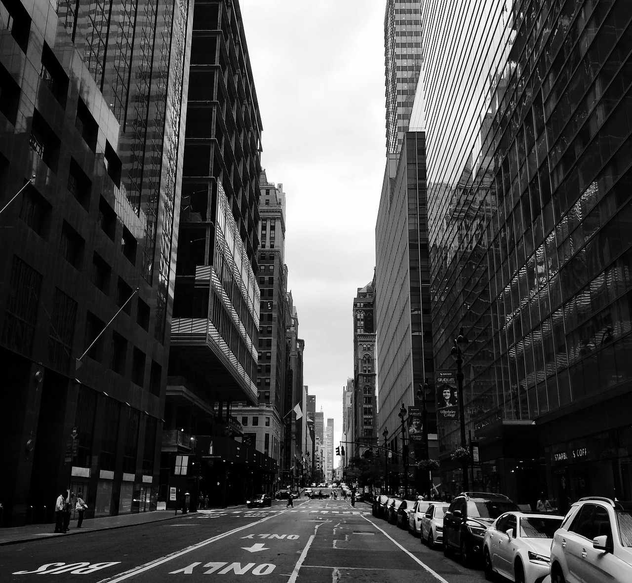 new york  metropolis  black and white free photo