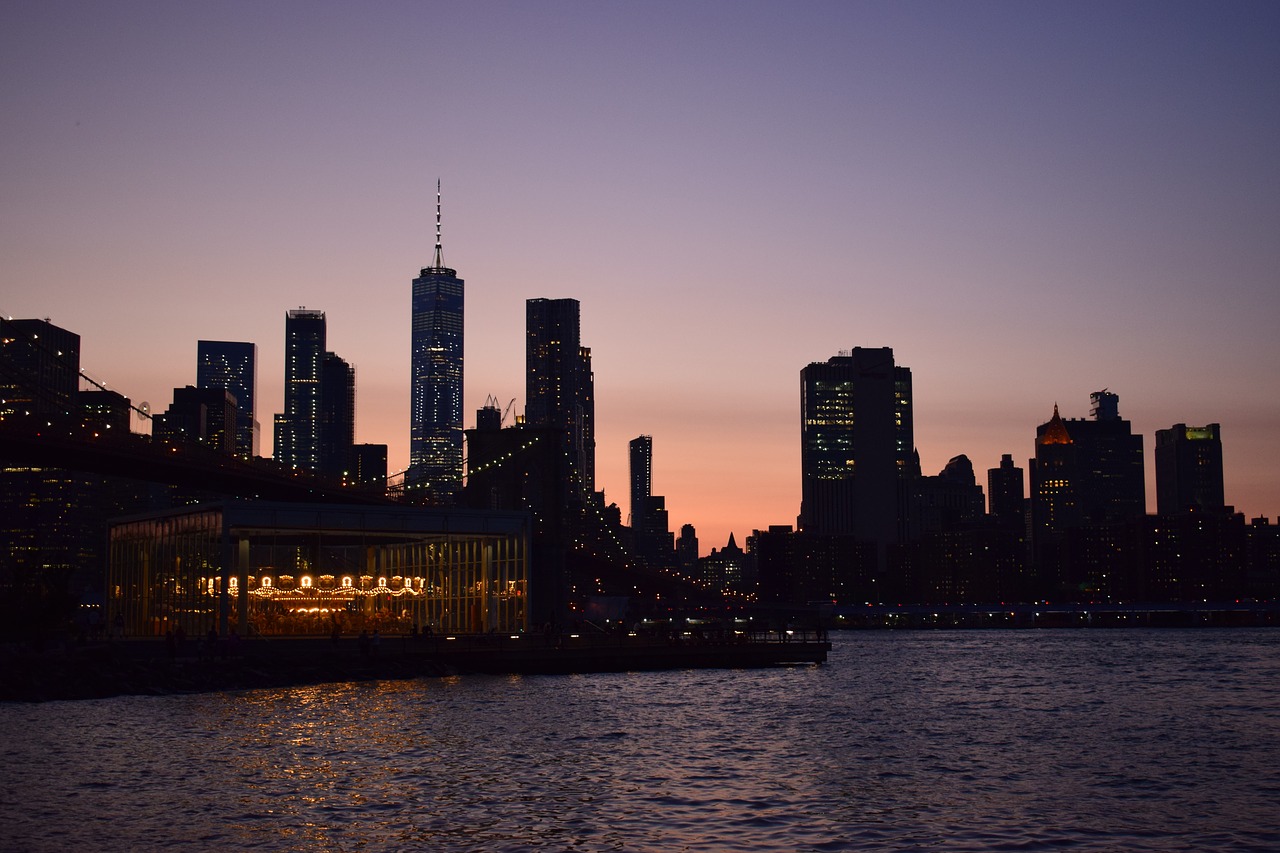 new york  skyline  skyscraper free photo