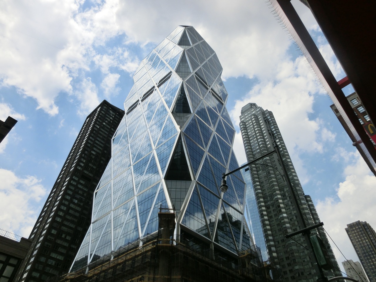 new york skyscraper glass free photo