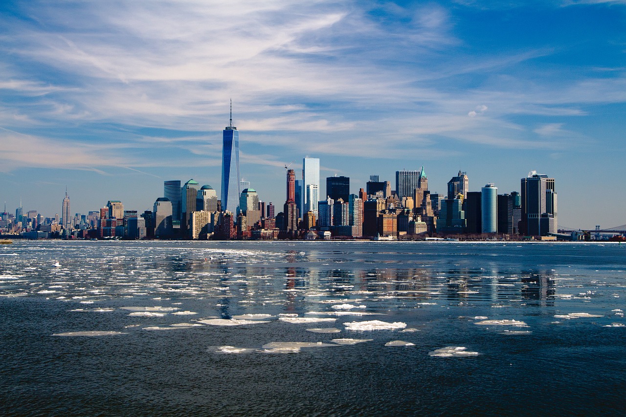 new york skyline new york city free photo