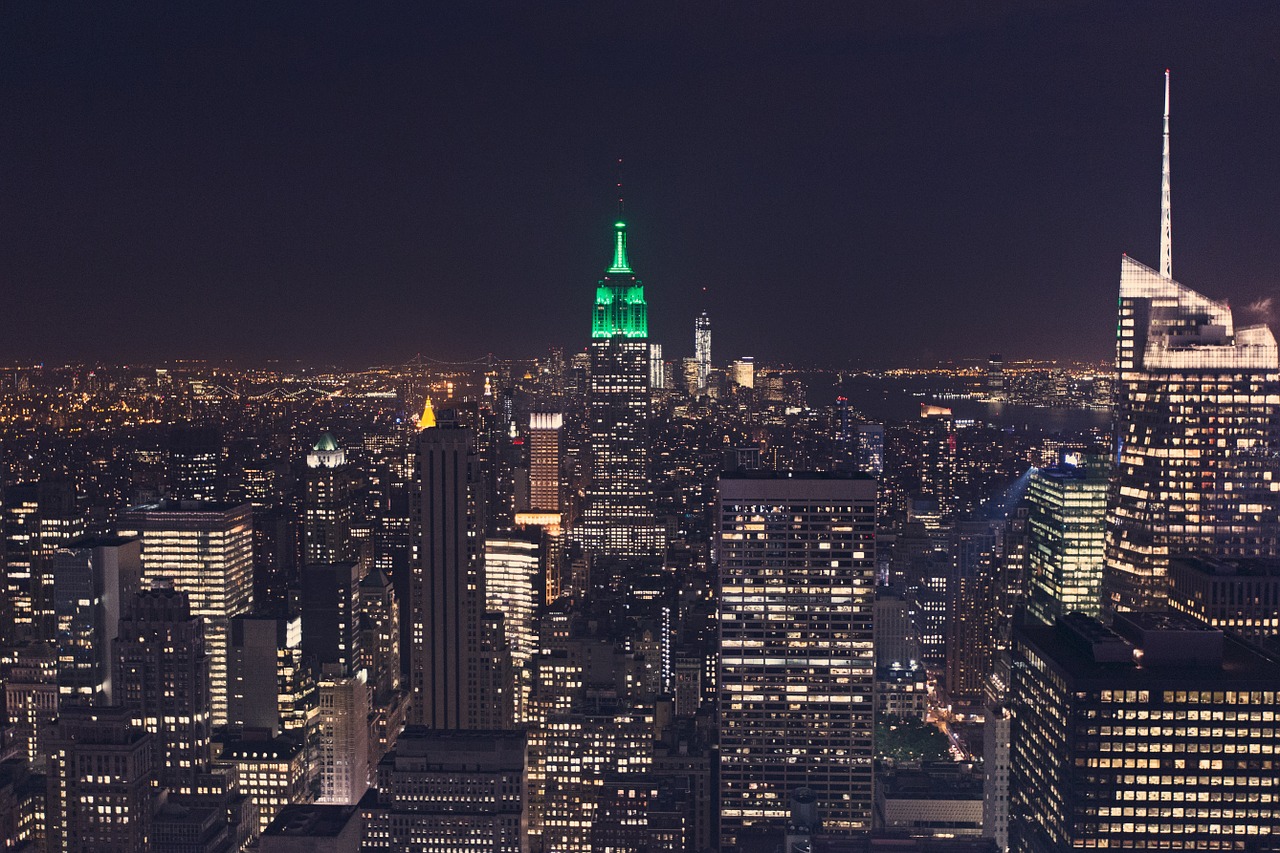 new york city skyline free photo