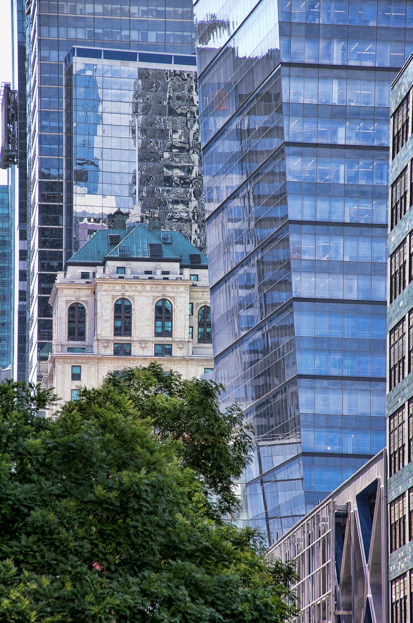 new york manhattan skyline free photo