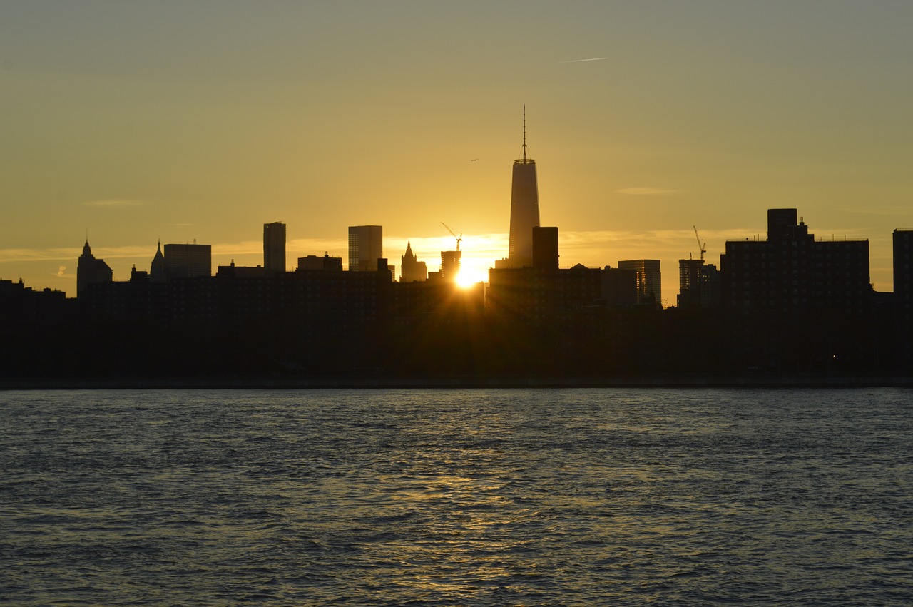 new york skyline usa free photo