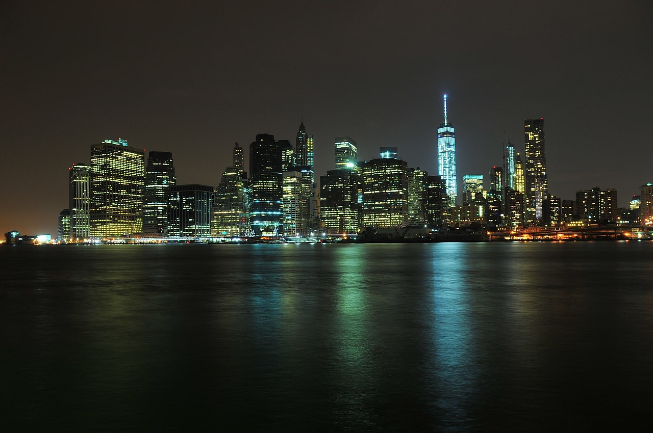 new york skyline manhattan free photo