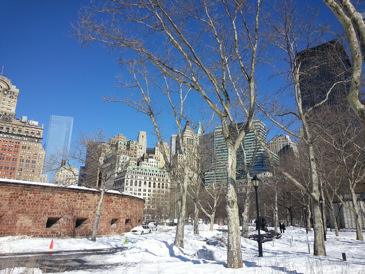 new york nyc battery park free photo