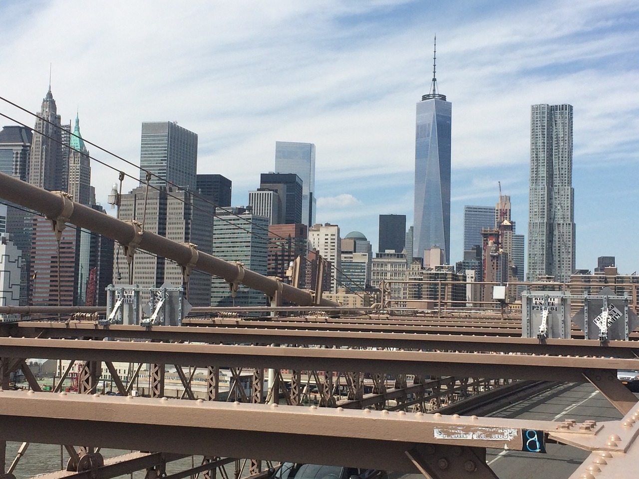 new york brooklyn bridge manhattan free photo