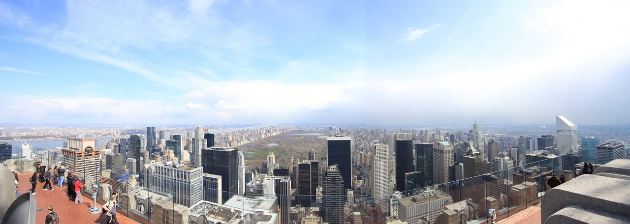 new york city panorama new york city skyline free photo