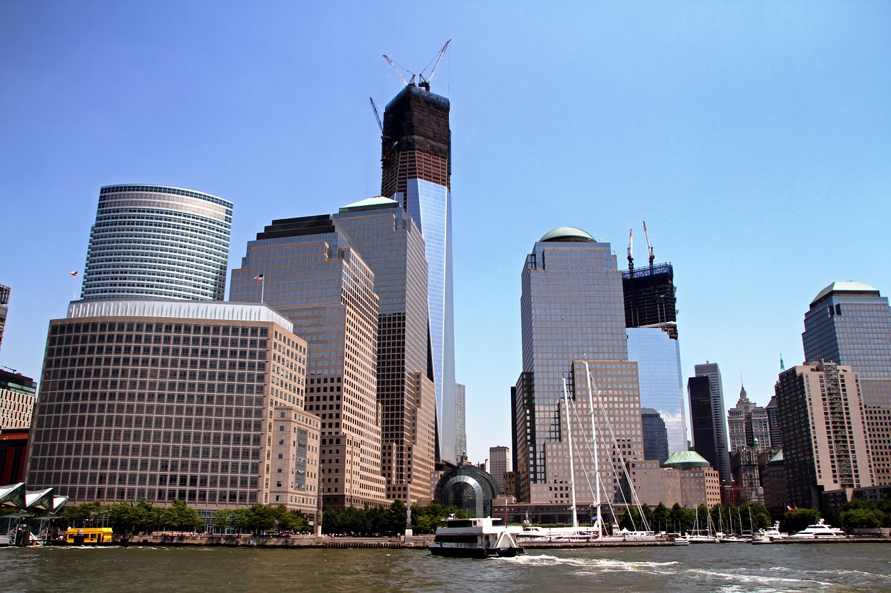 new york city skyline cities free photo