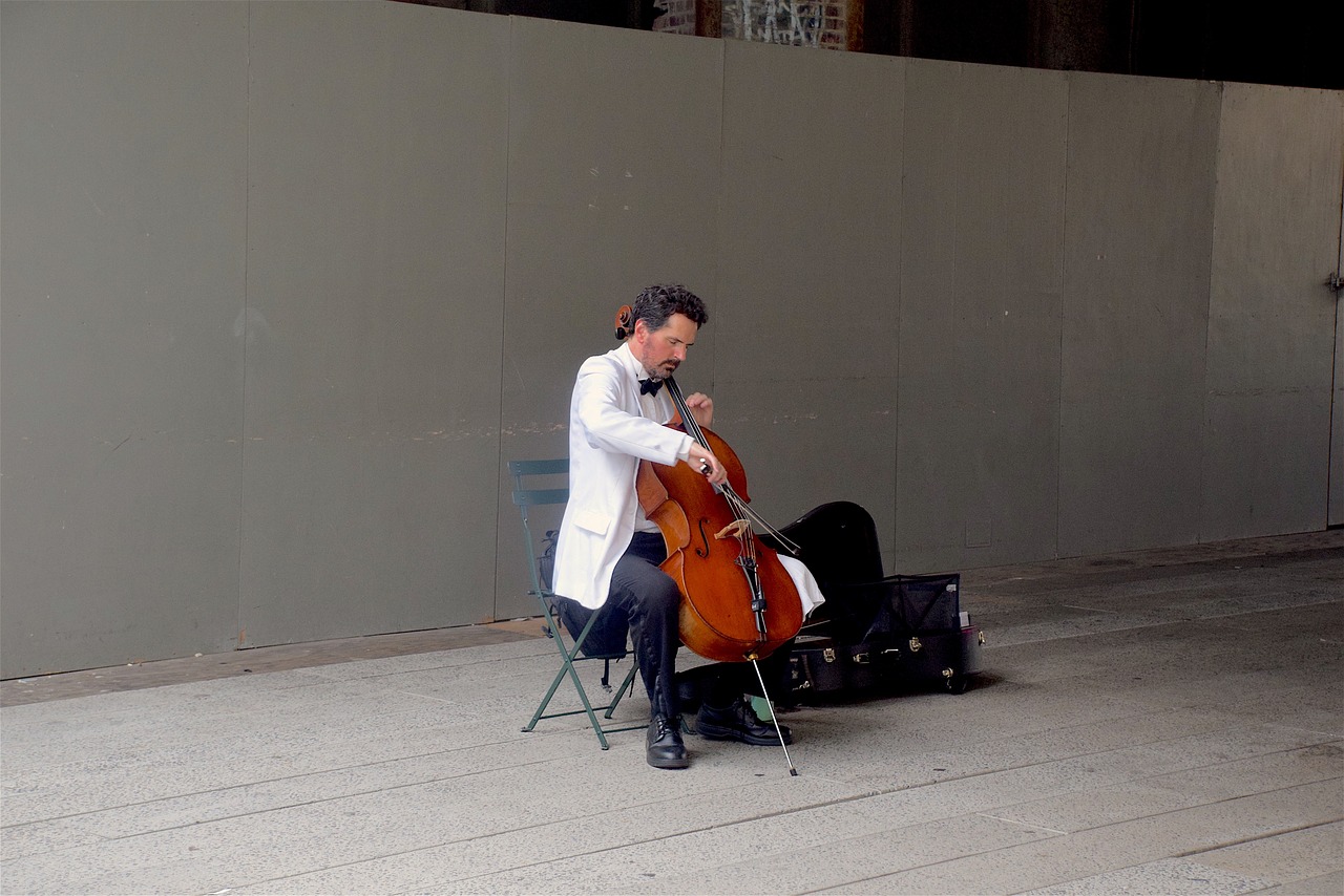 new york city musician cello free photo
