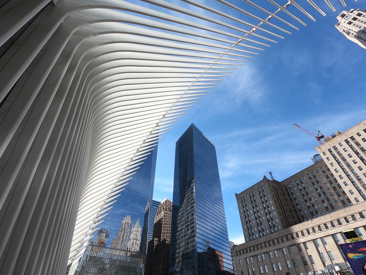 new york city  oculus  manhattan free photo