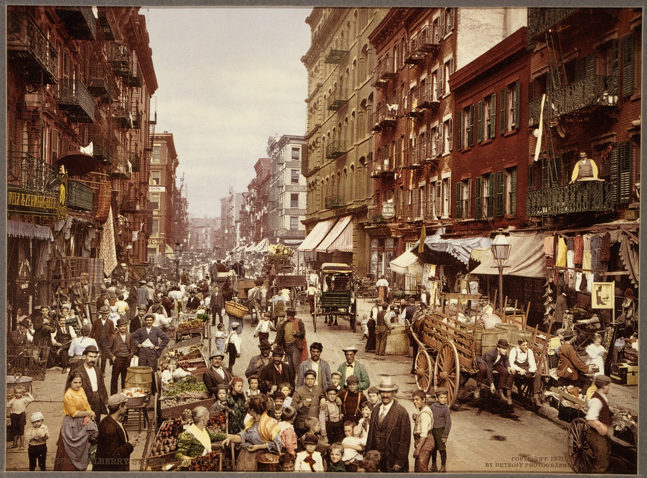 new york city 1890 vintage free photo