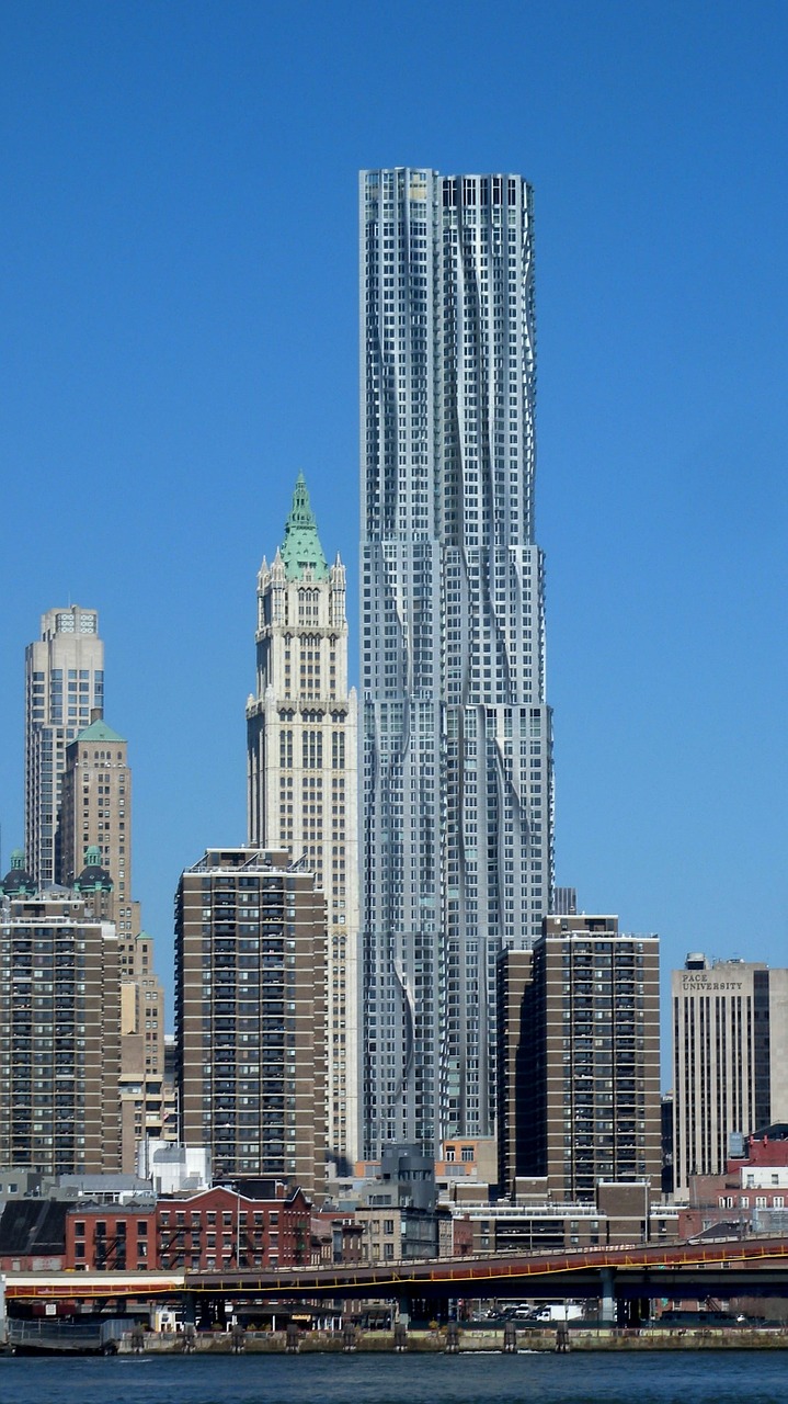 new york city urban skyscrapers free photo