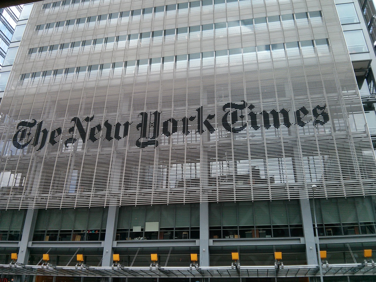 new york times editorial main building free photo