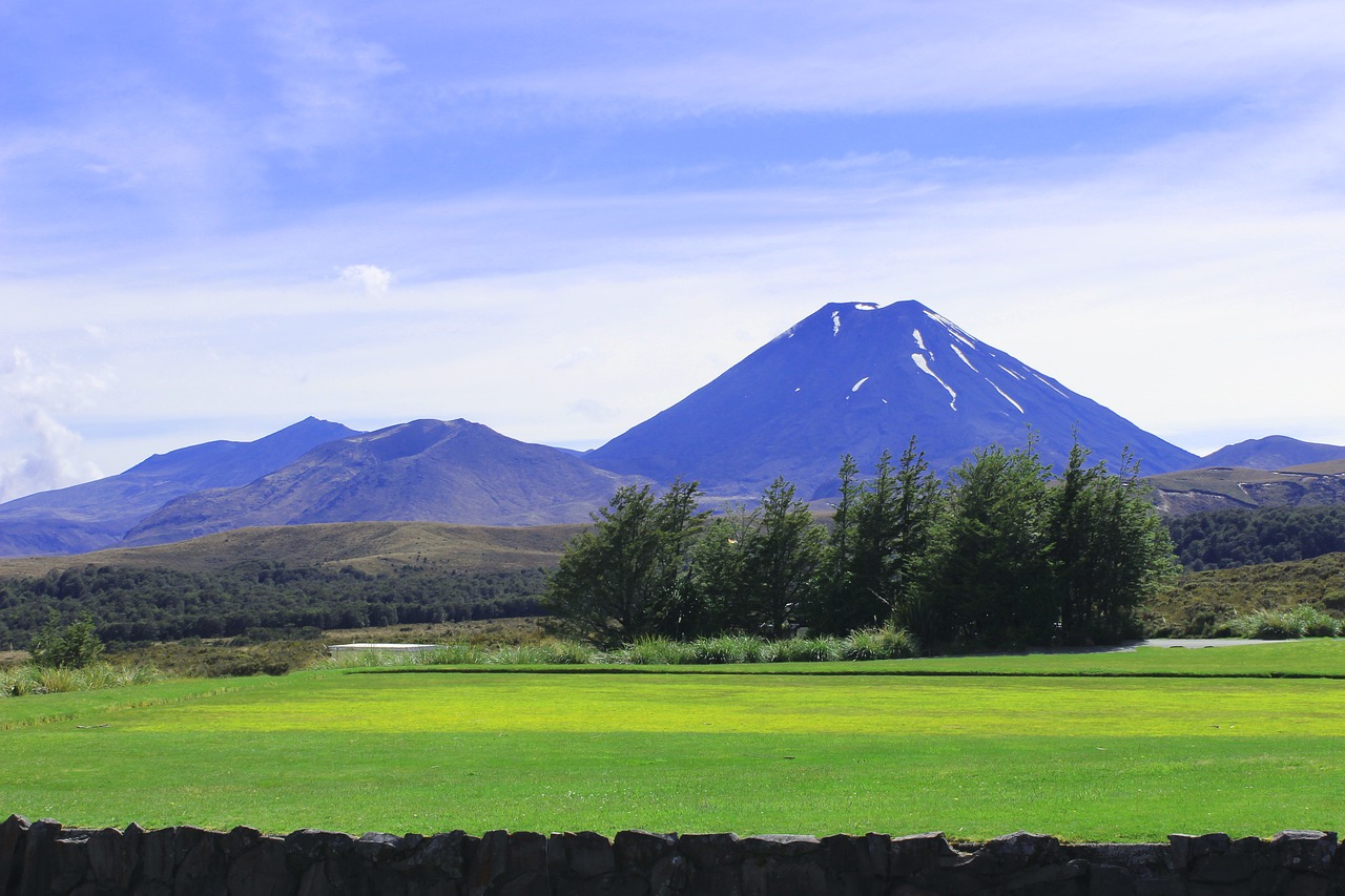 new zealand mount ngauruhoe landscape free photo