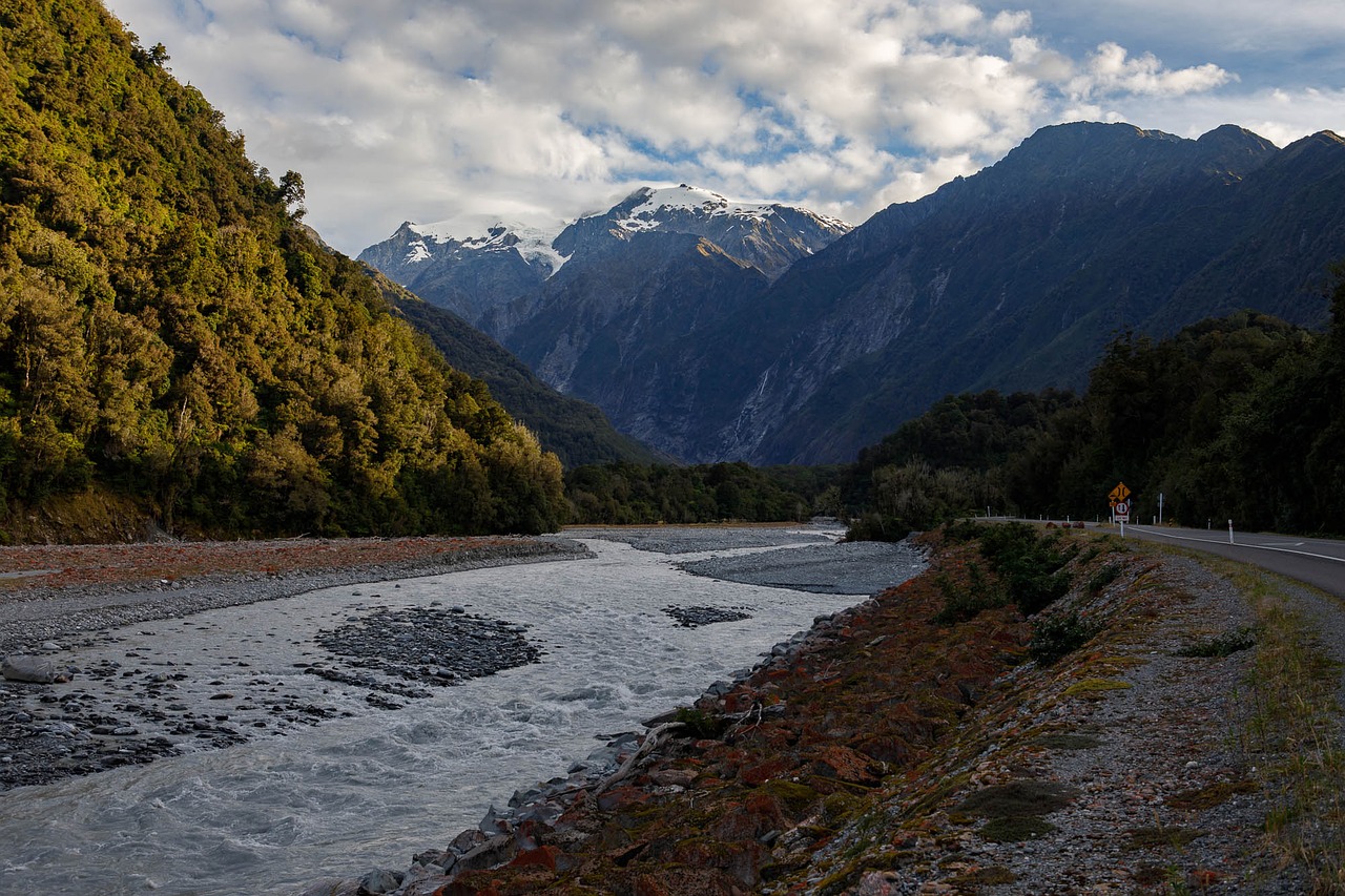 new zealand mountains glacier free photo