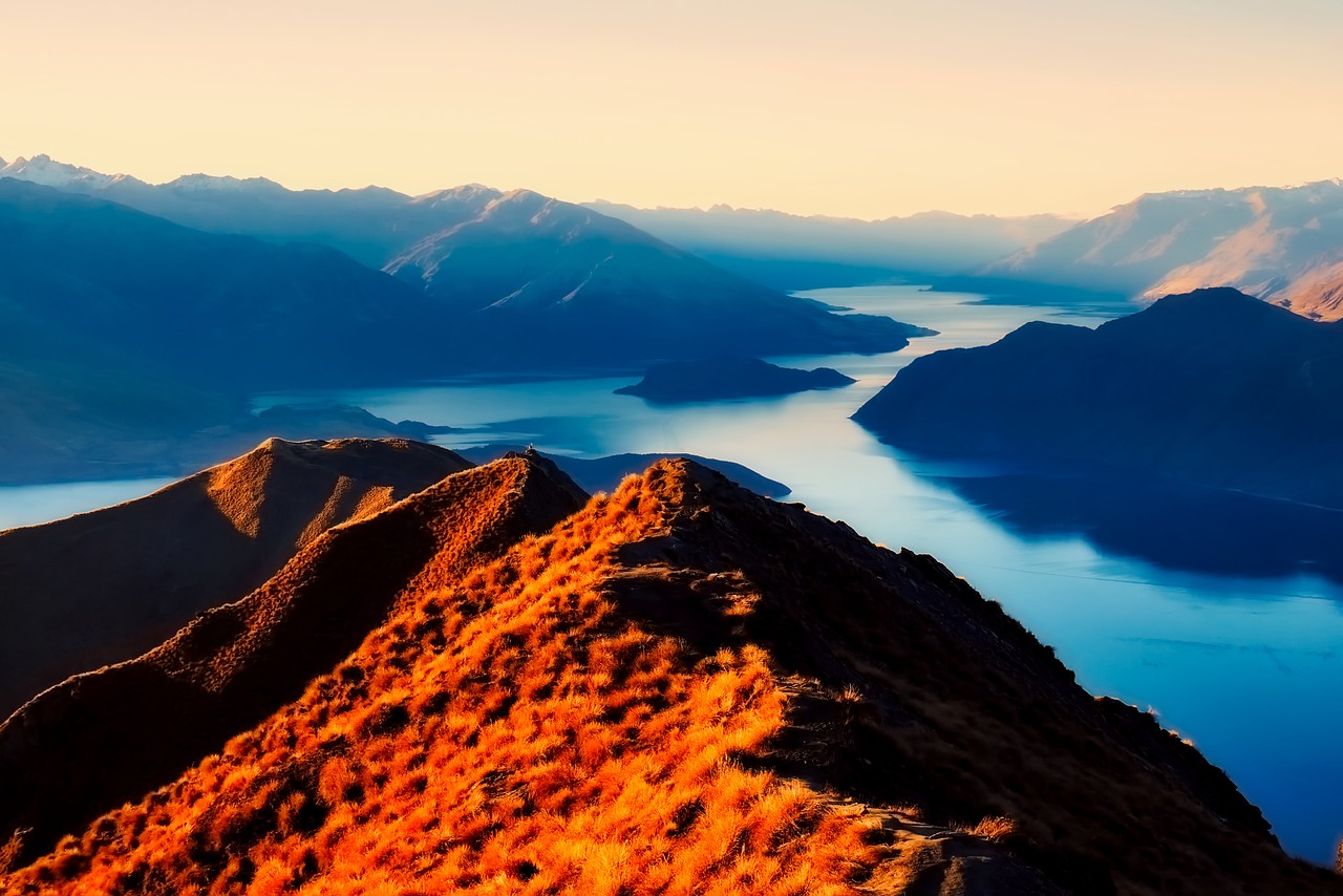 new zealand mountains landscape free photo