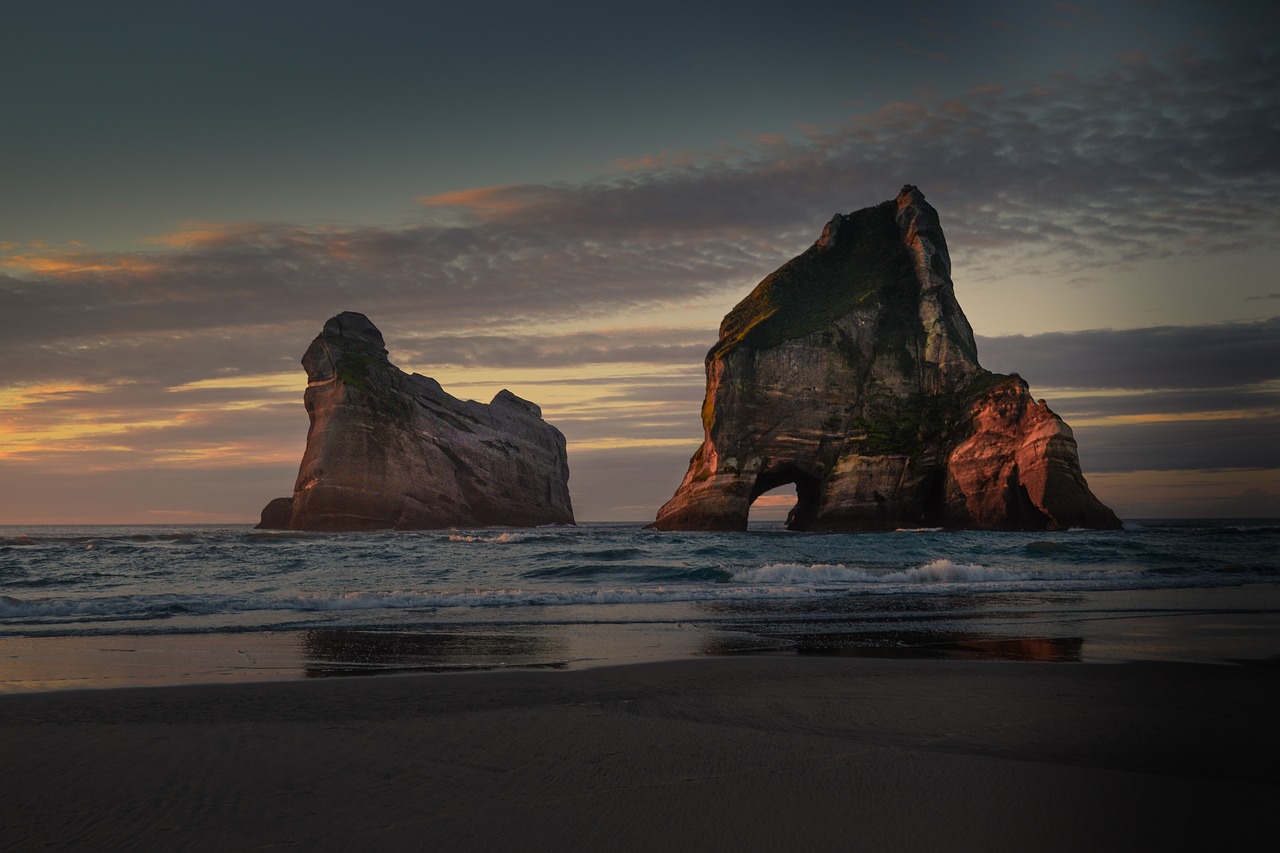 new zealand  beach  west free photo