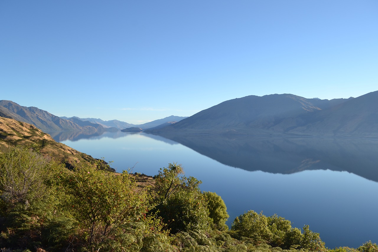 new zealand  lake  landscape free photo