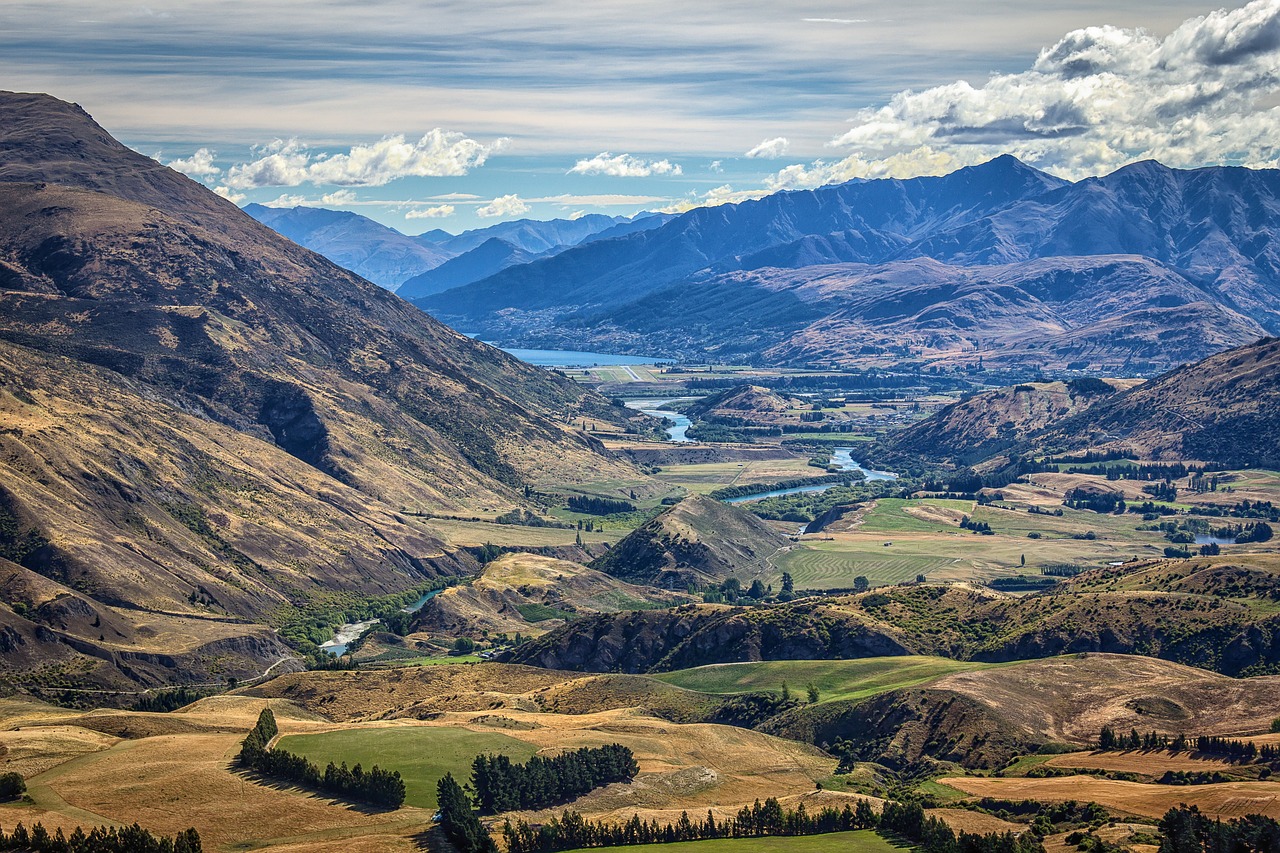 new zealand landscape green free photo