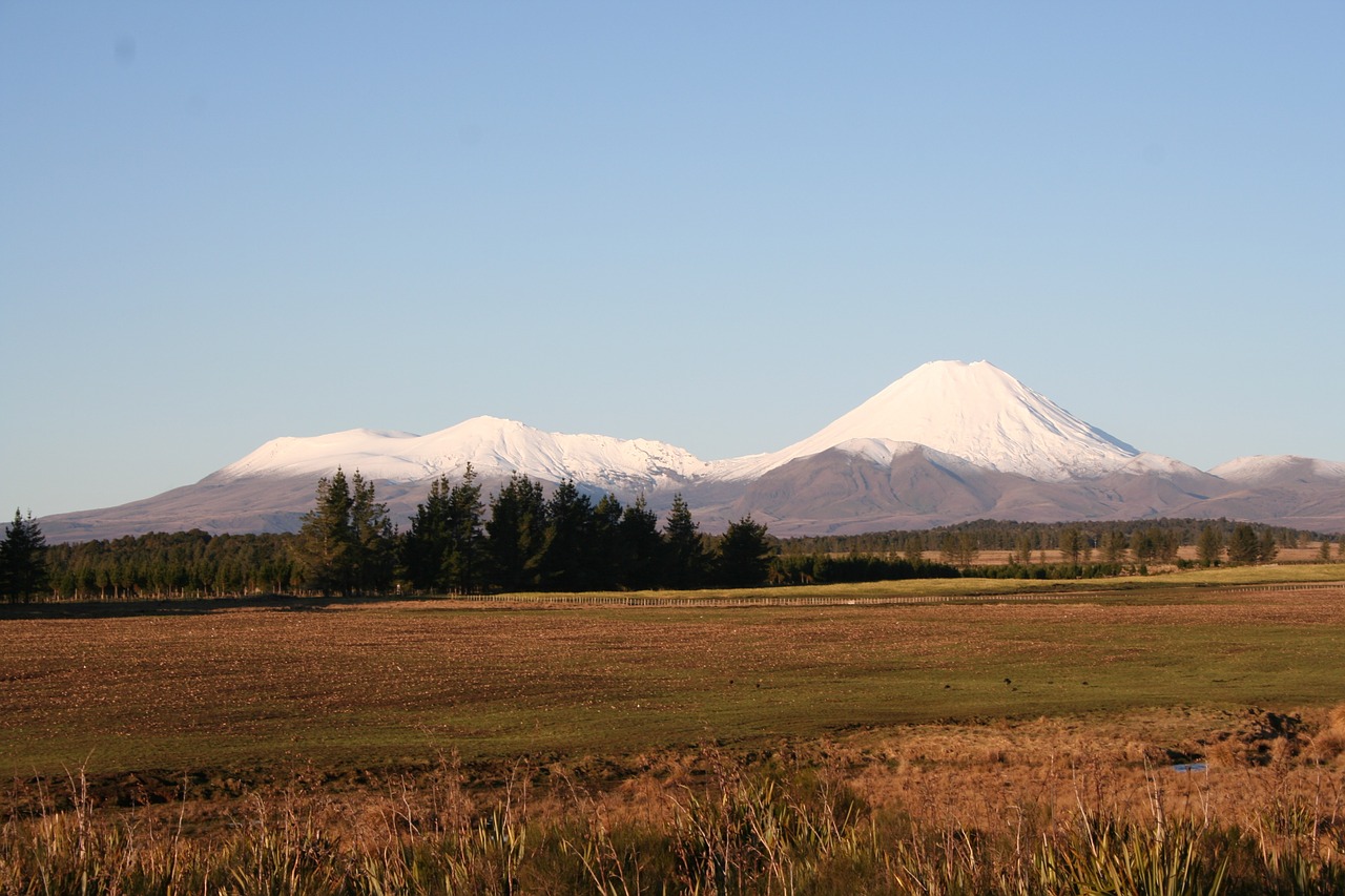new zealand the snow capped mountain travel free photo