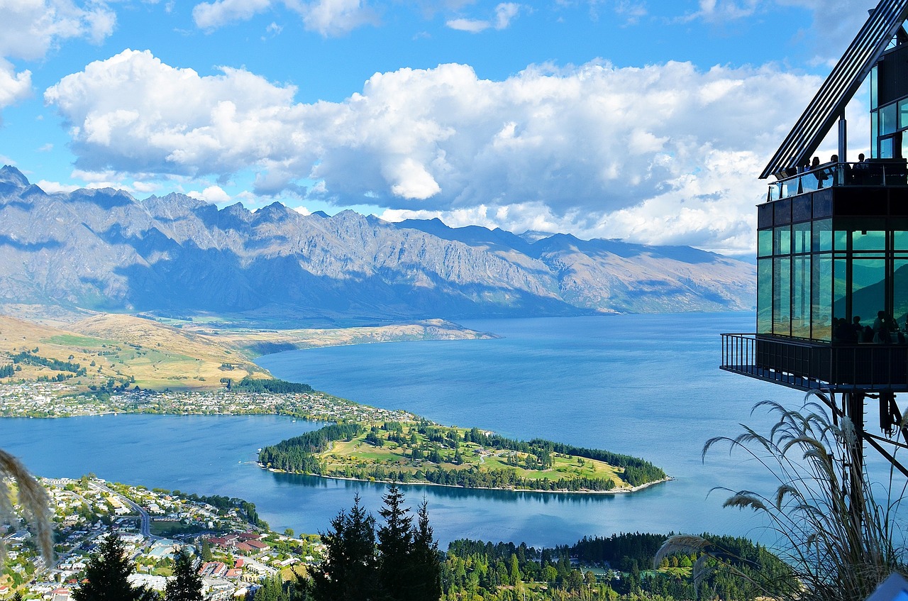 new zealand lake mountain free photo