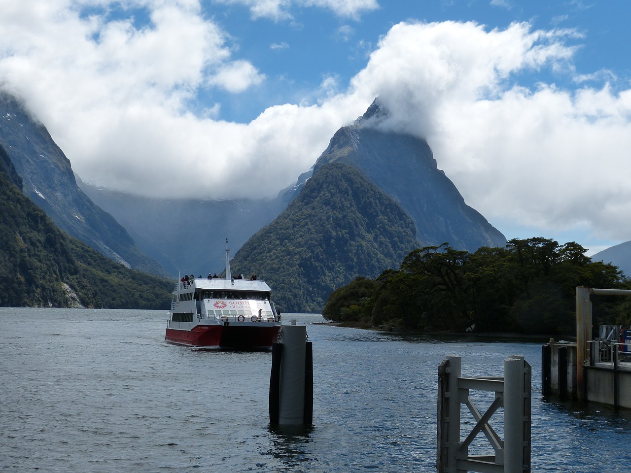 new zealand south island fiordland free photo