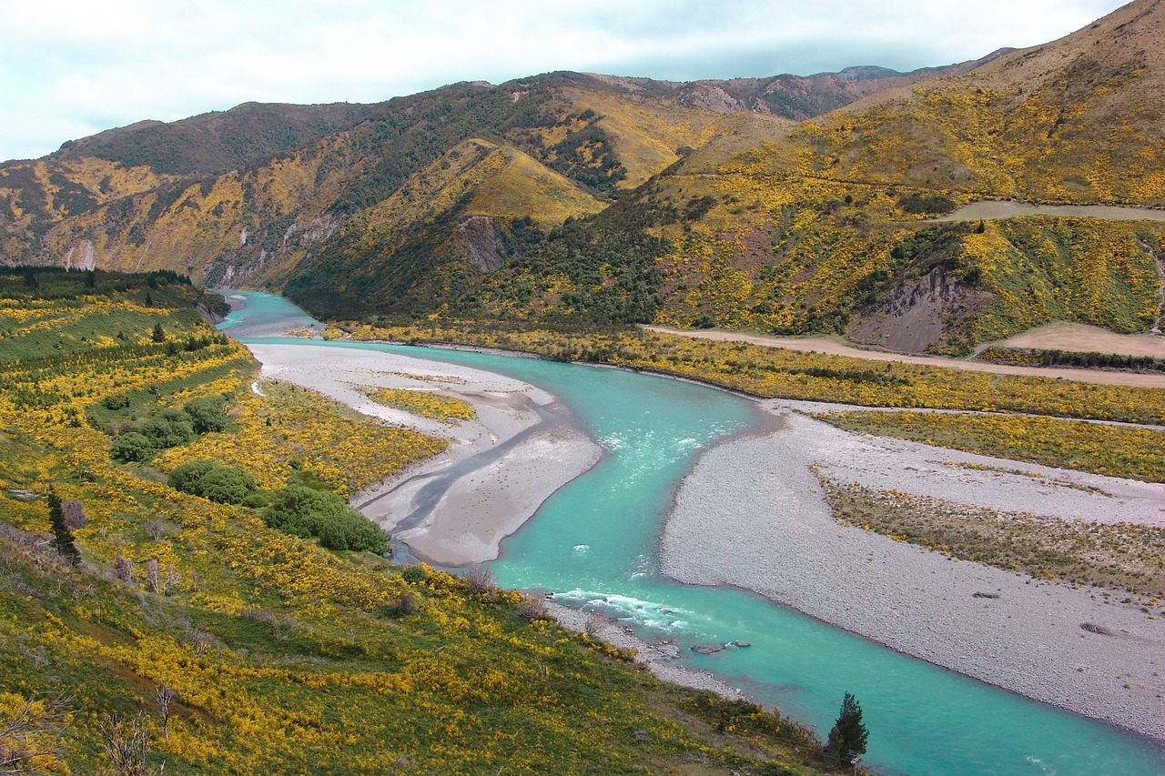 new zeeland  glacier water  mountains free photo