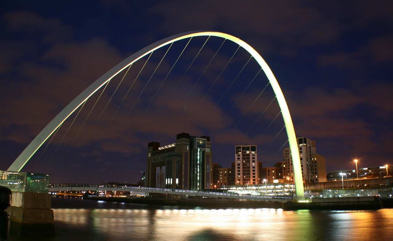 newcastle millenium bridge free photo