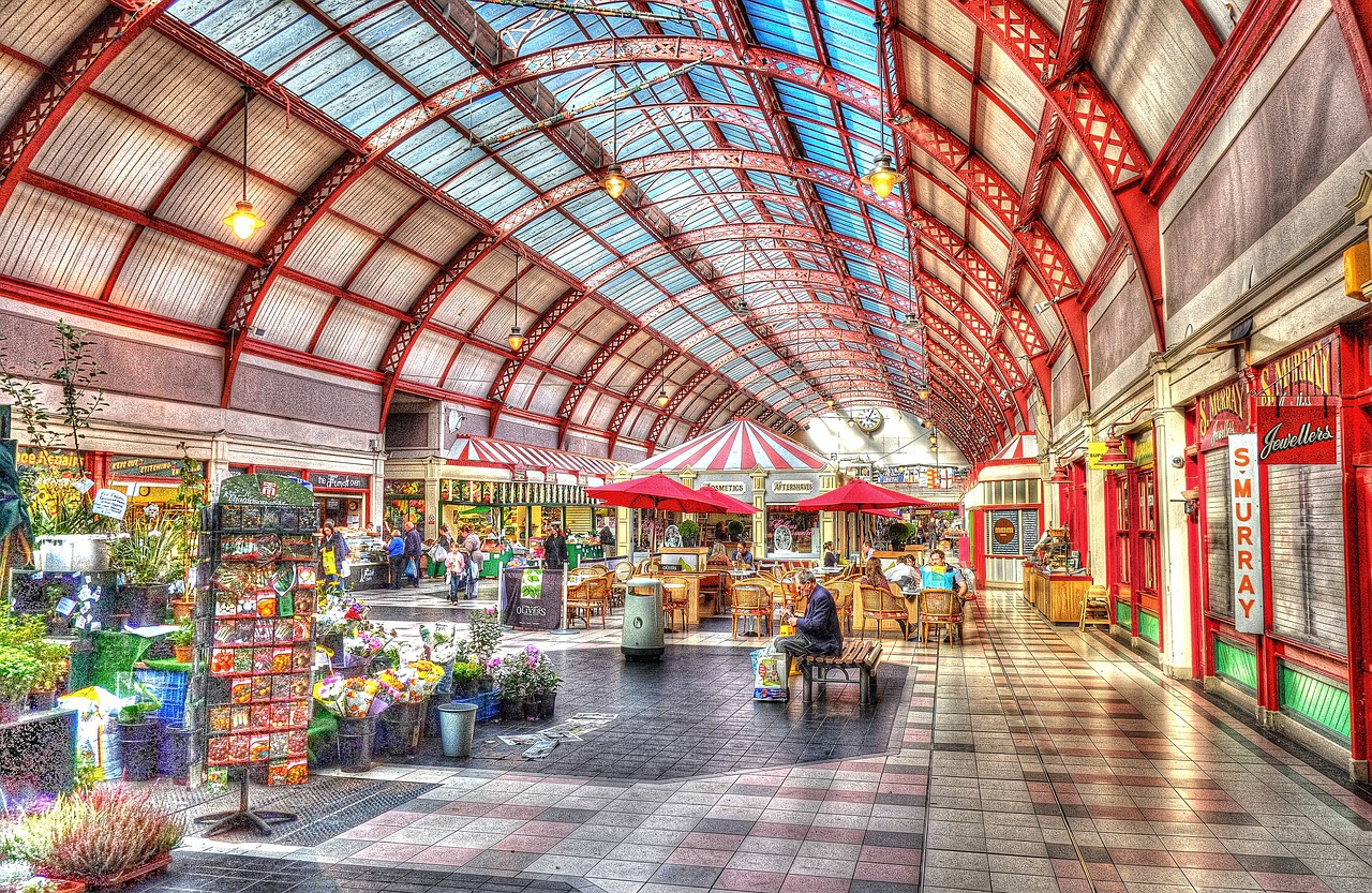 newcastle market indoor market free photo