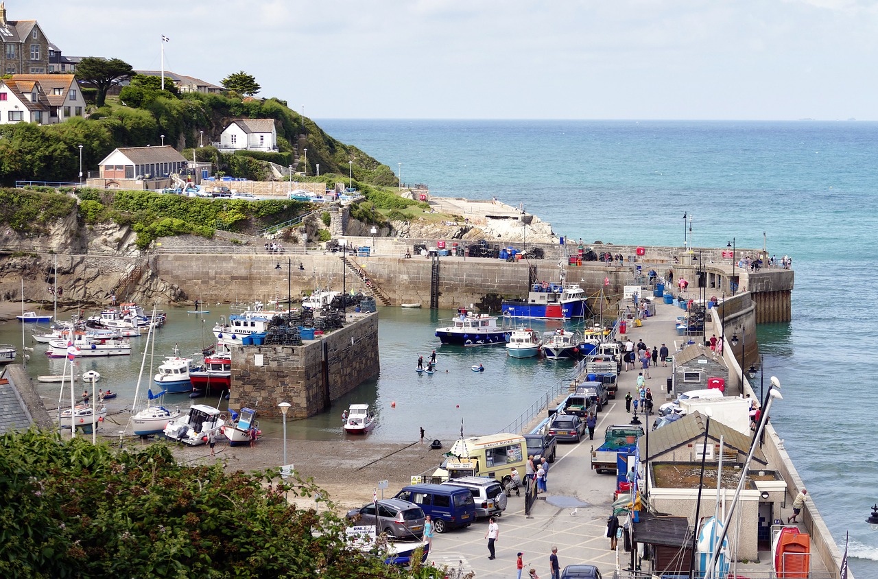 newquay cornwall england free photo