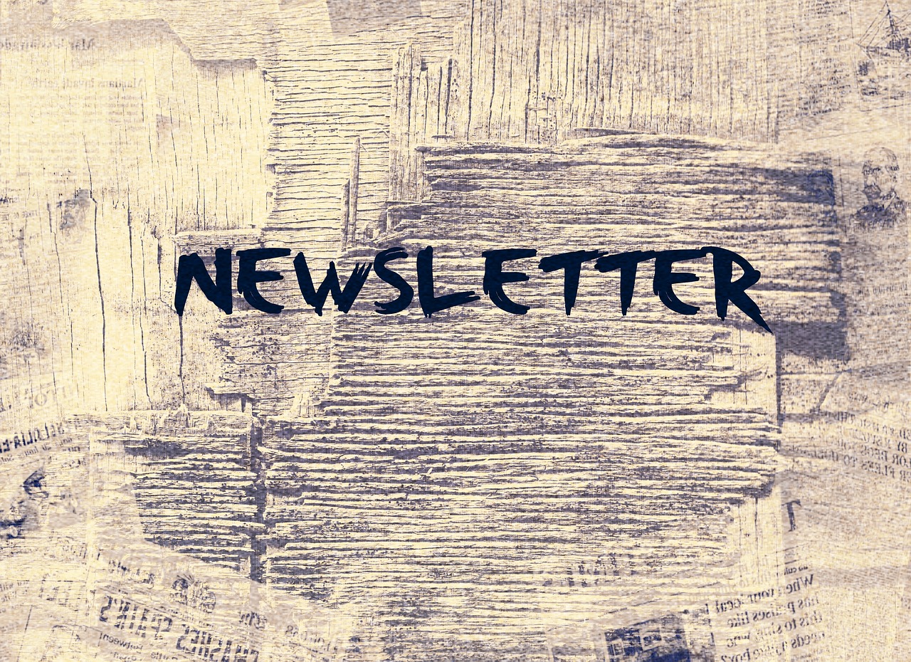 newsletter news information free photo