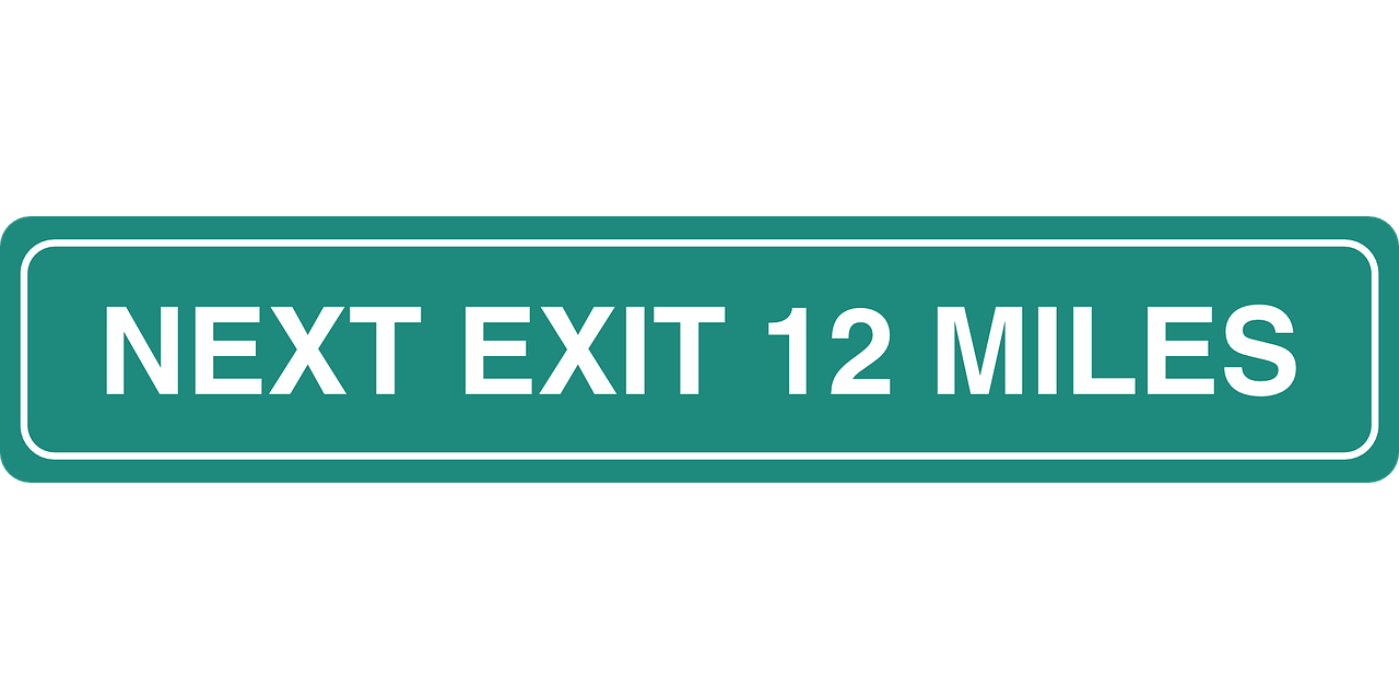 next exit 12 free photo