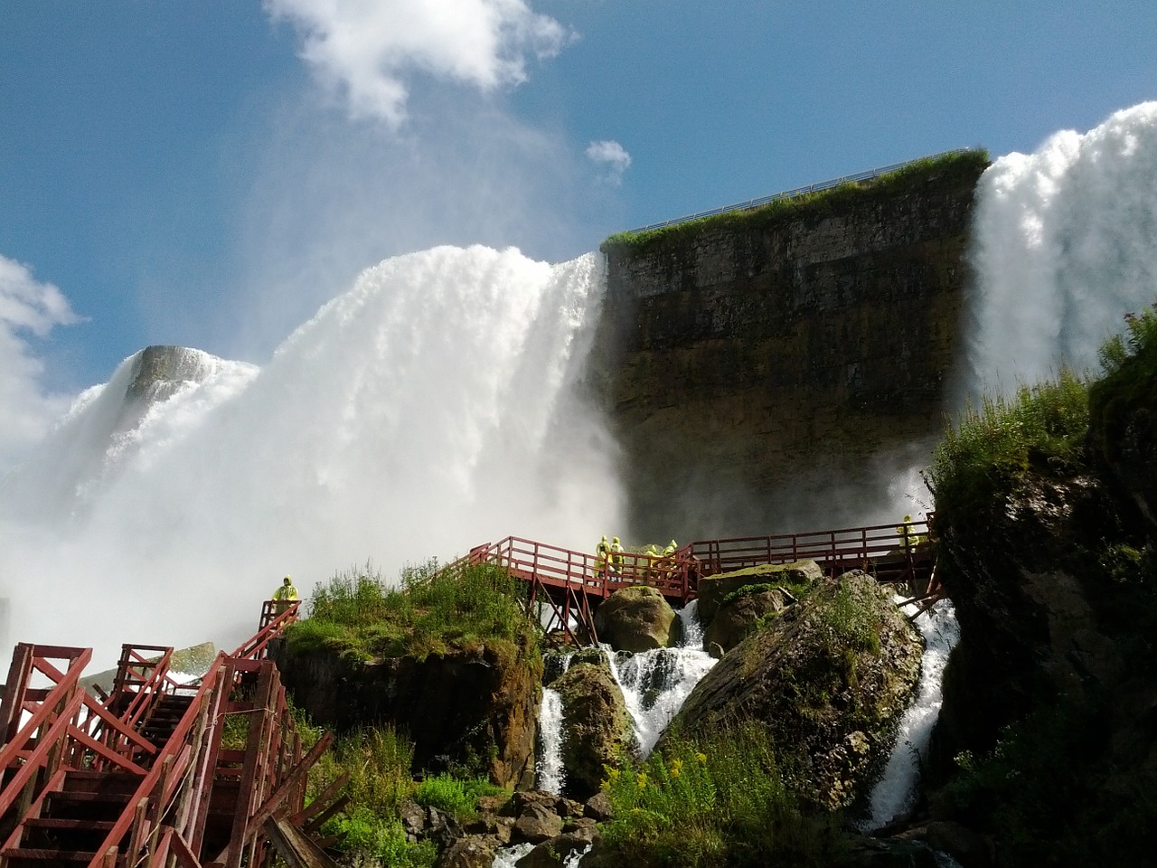 niagara falls united states waterfall free photo