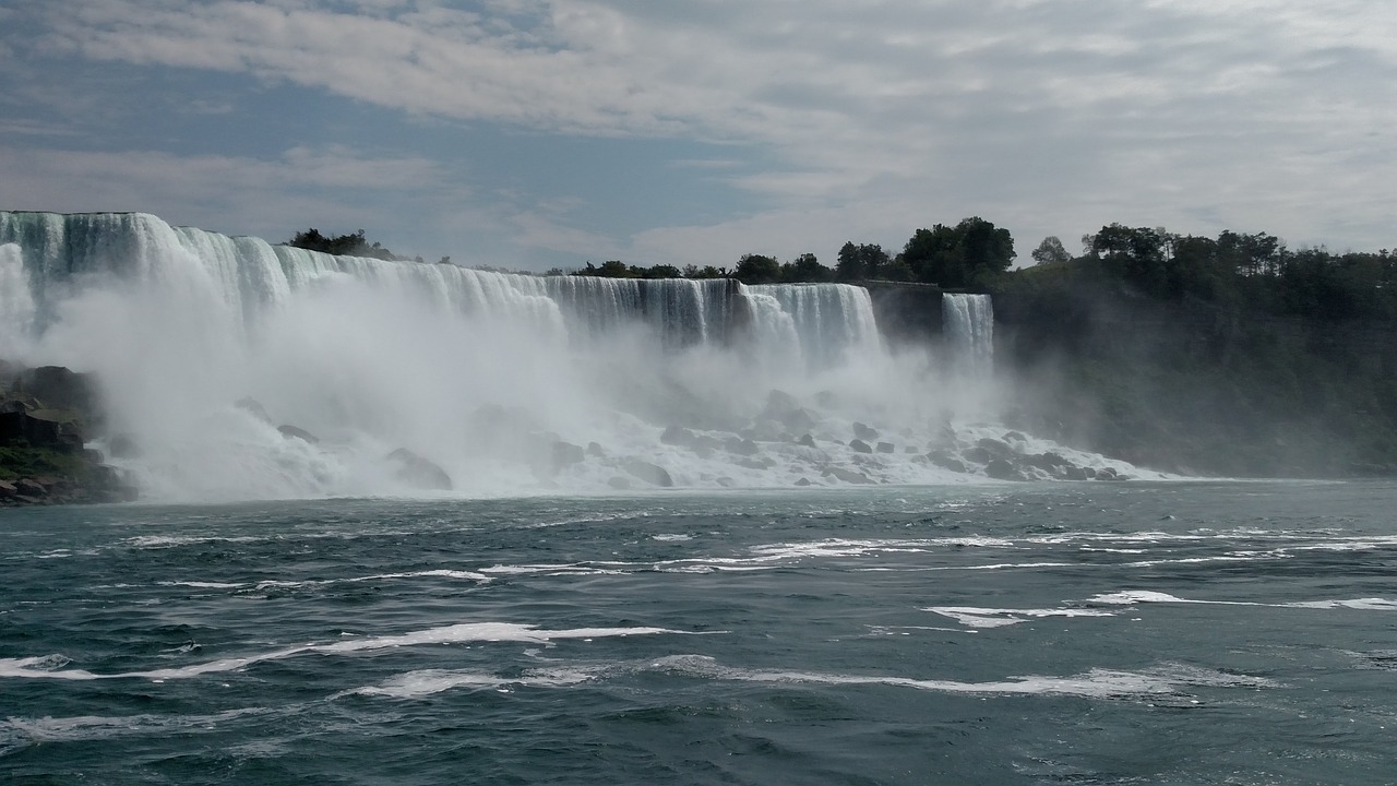 niagara falls water nature free photo