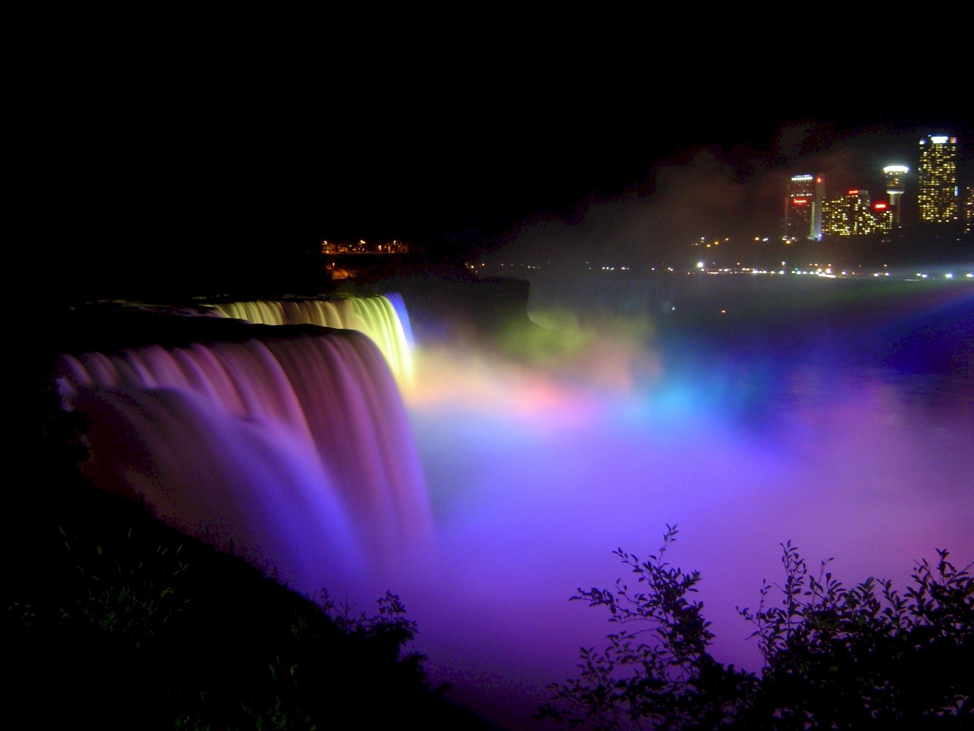 Niagara Falls at Night HD wallpapers free download  Wallpaperbetter