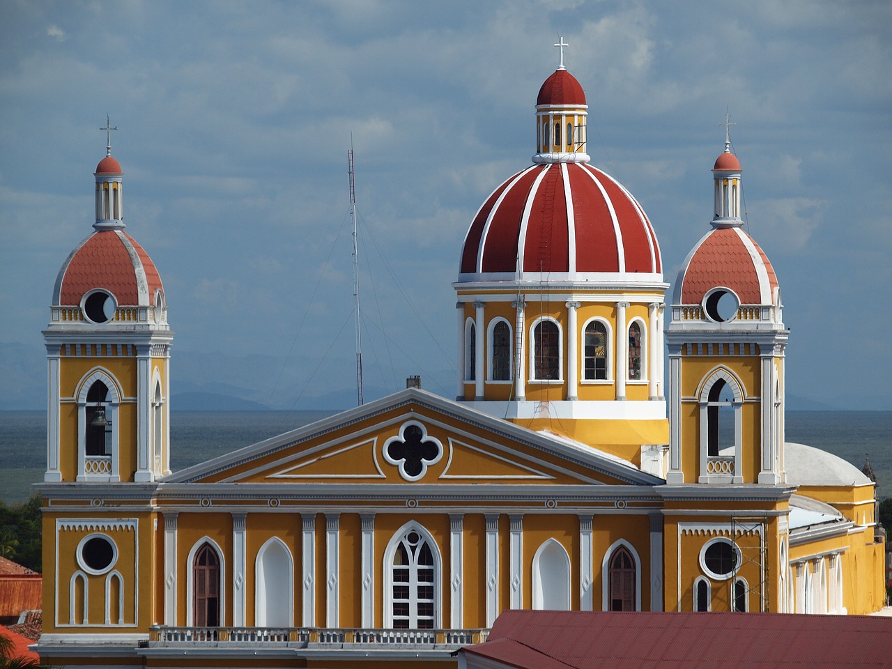 nicaragua cathedral granada free photo
