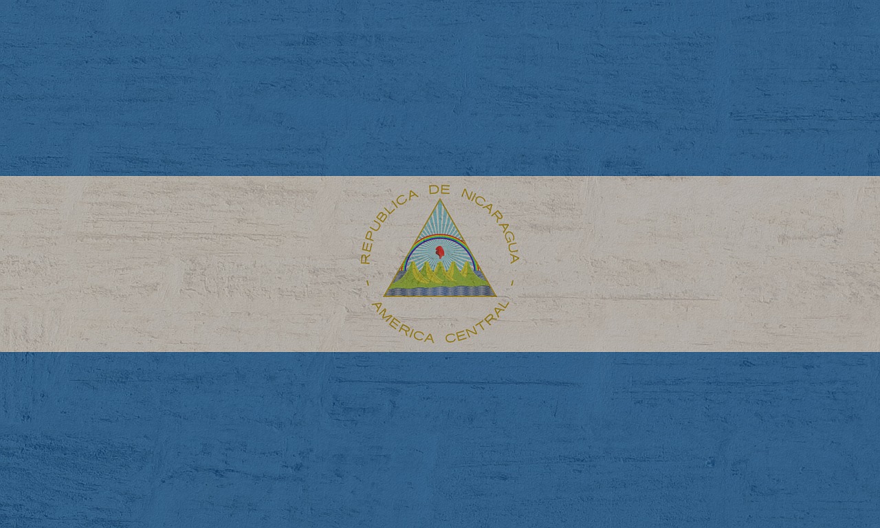 nicaragua flag state emblem free photo
