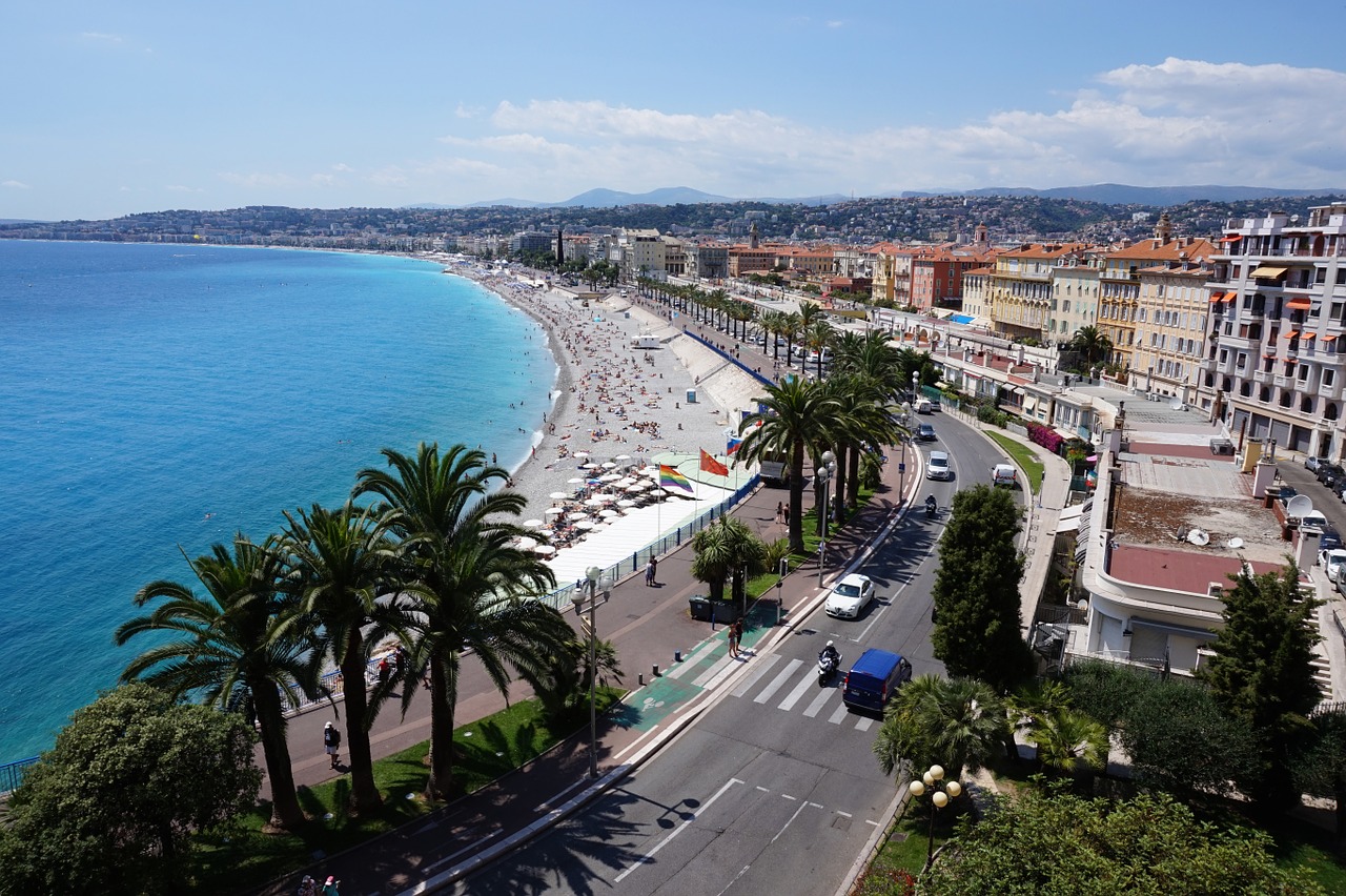 nice france sea free photo