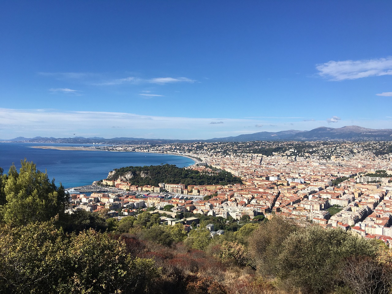 nice côte d'azur landscape free photo