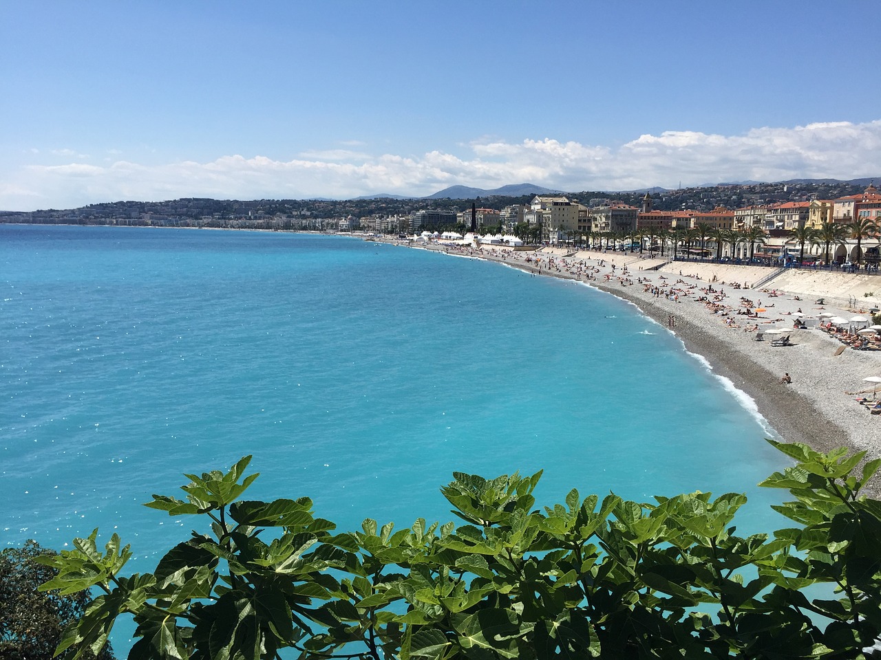 nice france beach free photo