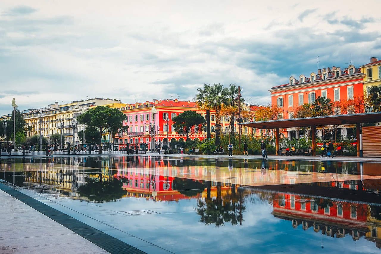 nice france pool free photo